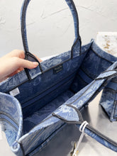 Load image into Gallery viewer, DR324 Medium/Large Dior Book Tote
