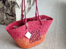 Load image into Gallery viewer, LWE032 Small Anagram Basket bag / 11x9.5inch
