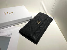 Load image into Gallery viewer, DR618 Dior Caro Long Wallet  / 19 x 10.5 x 3.5 cm
