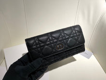 Load image into Gallery viewer, DR618 Dior Caro Long Wallet  / 19 x 10.5 x 3.5 cm
