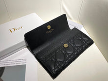 Load image into Gallery viewer, DR618 Dior Caro Long Wallet  / 19 x 10.5 x 3.5 cm
