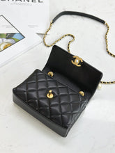 Load image into Gallery viewer, CC1022 Mini Flap Bag with Top Handle / HIGHEST QUALITY VERSION / 5.1 × 7.4 × 2.7 in
