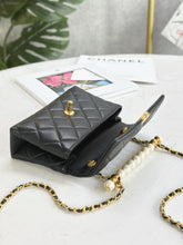 Load image into Gallery viewer, CC1022 Mini Flap Bag with Top Handle / HIGHEST QUALITY VERSION / 5.1 × 7.4 × 2.7 in
