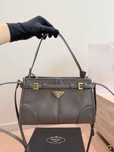 Load image into Gallery viewer, PD391 Prada Soft Lux Top Handle Bag / 27 x 17 cm
