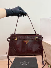 Load image into Gallery viewer, PD391 Prada Soft Lux Top Handle Bag / 27 x 17 cm

