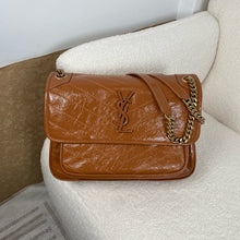 Load image into Gallery viewer, YSK332 Niki Baby in Vintage Leather / 8.2 x 6 x 2.9 INCHES / HIGHEST QUALITY VERSION
