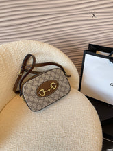 Load image into Gallery viewer, GC601 Gucci Horsebit 1955 Small Shoulder Bag / 7.9&quot;W x 5.1&quot;H x 2.4&quot;D
