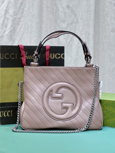 GC584 Gucci Blondie Medium Tote Bag / 13.6x16.1x3.1inch