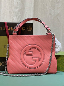 GC581 Gucci Blondie Medium Tote Bag / 13.6x16.1x3.1inch