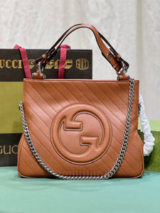 GC585 Gucci Blondie Medium Tote Bag / 13.6x16.1x3.1inch