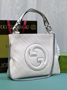 GC585 Gucci Blondie Medium Tote Bag / 13.6x16.1x3.1inch