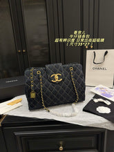 Load image into Gallery viewer, CC1445 Chanel Vintage Denim Airport Bag / 35 x 27 cm

