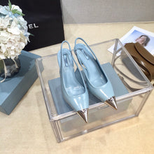 Load image into Gallery viewer, SE1163 PD Brushed Leather Slingback Pumps / Size4-11
