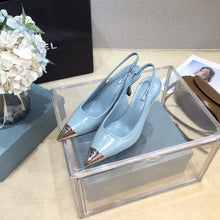 Load image into Gallery viewer, SE1163 PD Brushed Leather Slingback Pumps / Size4-11
