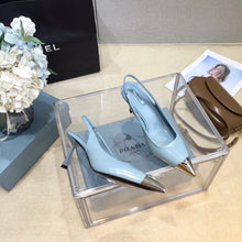 Load image into Gallery viewer, SE1163 PD Brushed Leather Slingback Pumps / Size4-11
