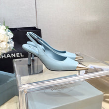 Load image into Gallery viewer, SE1163 PD Brushed Leather Slingback Pumps / Size4-11
