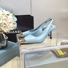 Load image into Gallery viewer, SE1163 PD Brushed Leather Slingback Pumps / Size4-11
