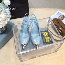 Load image into Gallery viewer, SE1163 PD Brushed Leather Slingback Pumps / Size4-11
