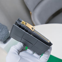 Load image into Gallery viewer, BV063  Small Cassette Bi-Fold Zip Wallet / 4.5x3.5x0.4inch

