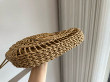 Load image into Gallery viewer, VLTN091 LOCÒ Raffia Shoulder Bag / 13.7x9.6x2.7inch
