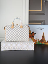 Load image into Gallery viewer, LB1490 LV Speedy 30 Soft / White Damier Azur Canvas / 30 x 21 cm
