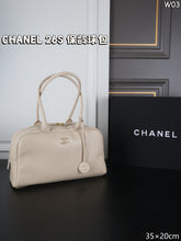 Load image into Gallery viewer, CC1446 CHANEL 26S Bowling Bag / Long Handle / 35 x 20 cm
