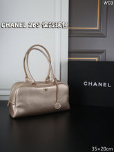 Load image into Gallery viewer, CC1446 CHANEL 26S Bowling Bag / Long Handle / 35 x 20 cm
