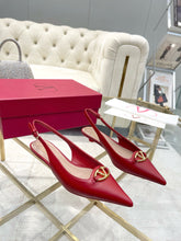 Load image into Gallery viewer, SE1295 Vlogo Slingback Pump/ Size5-11
