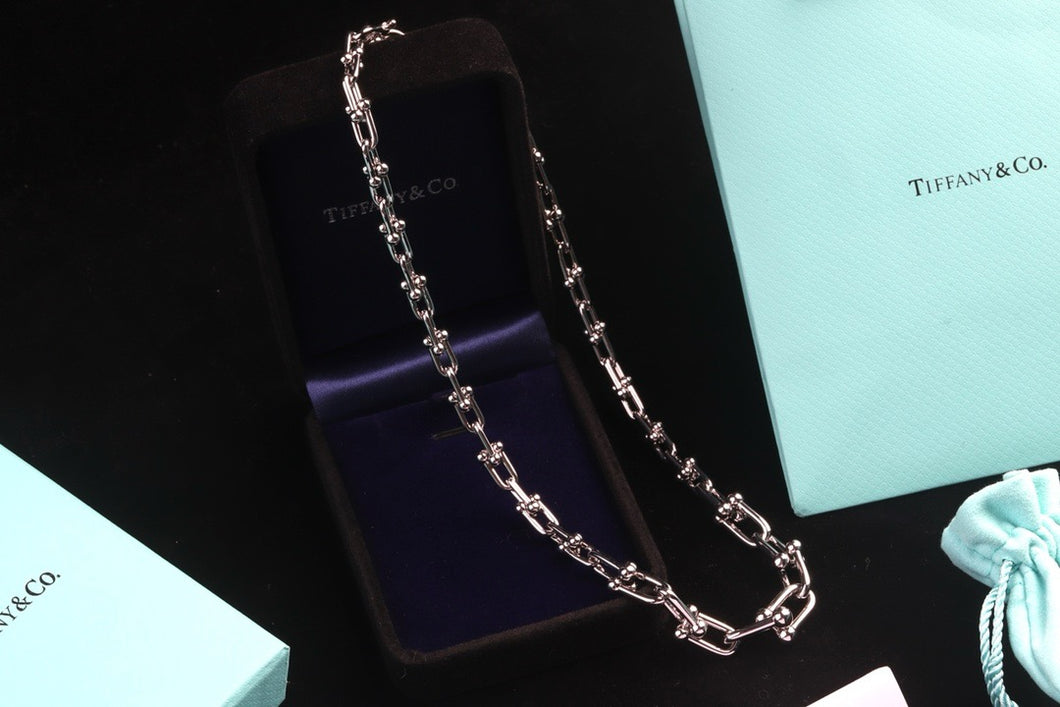 JW961 Tiffany Graduated Link Necklace / 18inch(45cm)