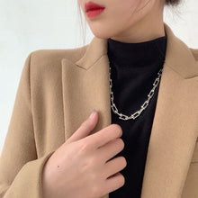 Load image into Gallery viewer, JW961 Tiffany Graduated Link Necklace / 18inch(45cm)
