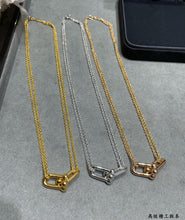 Load image into Gallery viewer, JW963 Tiffany &amp; Co Large Double Link Pendant
