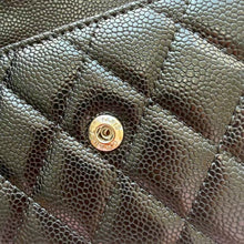Load image into Gallery viewer, CC1449 CHANEL Lambskin Caviar Bifold Wallet / 19 x 10 cm
