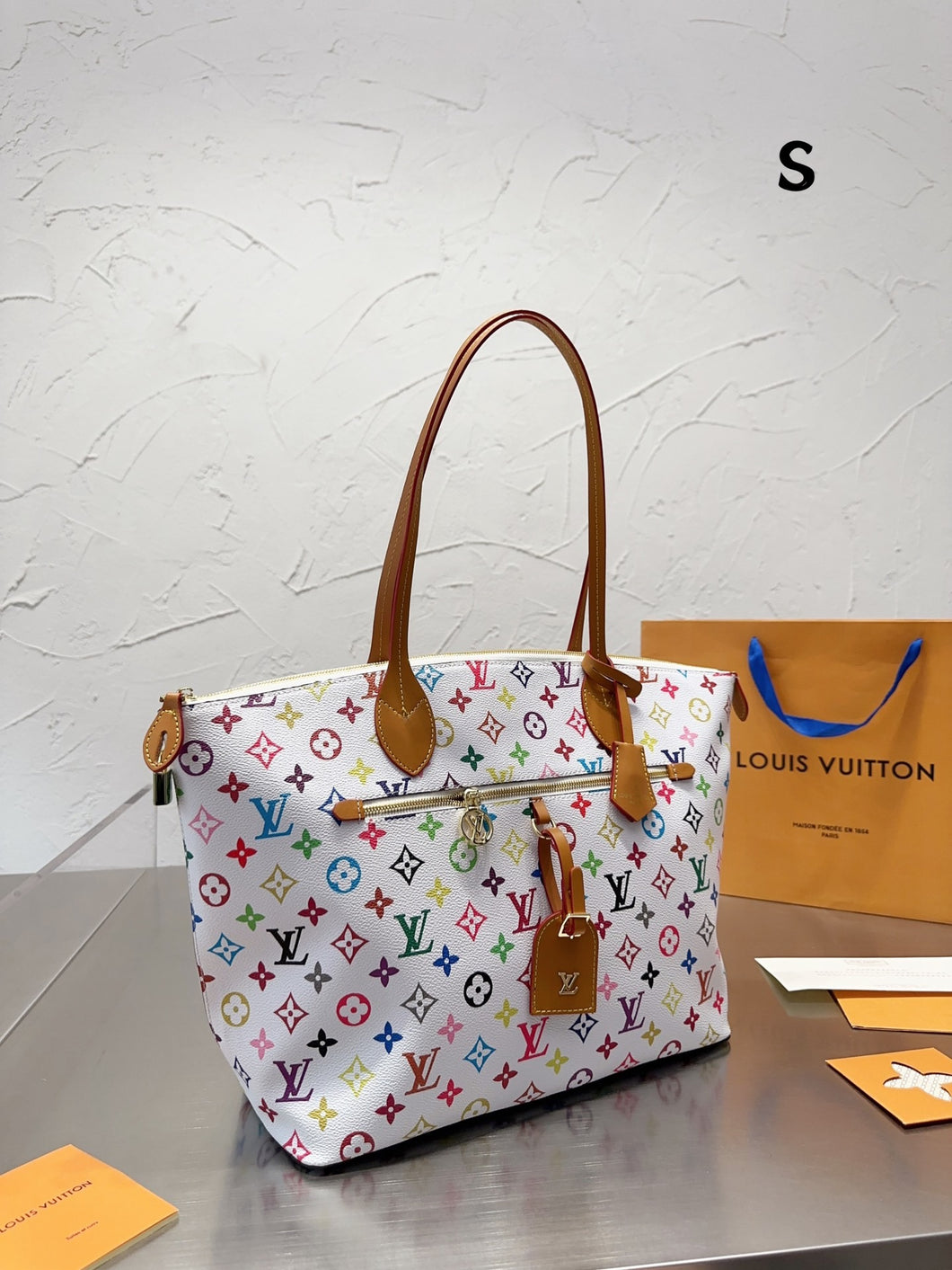 LB792 Vintage Shoulder Bag / 13.4x11.8inch