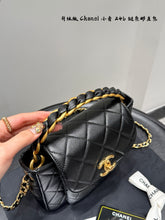 Load image into Gallery viewer, CC1122 Flap Bag with Top Handle / 8.3x5.9x2.4inch
