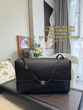 Load image into Gallery viewer, CC1450 CHANEL Large Flap Messenger Bag / 38 x 24 cm

