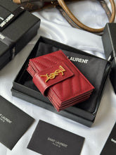 Load image into Gallery viewer, YSK383 CASSANDRE MATELASSÉ Flap Card Cases / HIGHEST QUALITY VERSION / 3.9x2.5x0.8inch
