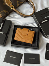 Load image into Gallery viewer, YSK384 CASSANDRE MATELASSÉ Flap Card Cases / HIGHEST QUALITY VERSION / 3.9x2.5x0.8inch
