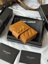 Load image into Gallery viewer, YSK384 CASSANDRE MATELASSÉ Flap Card Cases / HIGHEST QUALITY VERSION / 3.9x2.5x0.8inch
