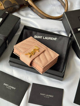 Load image into Gallery viewer, YSK385 CASSANDRE MATELASSÉ Flap Card Cases / HIGHEST QUALITY VERSION / 3.9x2.5x0.8inch
