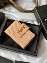 Load image into Gallery viewer, YSK391 CASSANDRE MATELASSÉ Flap Card Cases / HIGHEST QUALITY VERSION / 3.9x2.5x0.8inch
