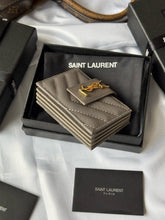 Load image into Gallery viewer, YSK386 CASSANDRE MATELASSÉ Flap Card Cases / HIGHEST QUALITY VERSION / 3.9x2.5x0.8inch
