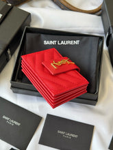 Load image into Gallery viewer, YSK388 CASSANDRE MATELASSÉ Flap Card Cases / HIGHEST QUALITY VERSION / 3.9x2.5x0.8inch
