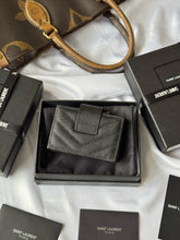 Load image into Gallery viewer, YSK389 CASSANDRE MATELASSÉ Flap Card Cases / HIGHEST QUALITY VERSION / 3.9x2.5x0.8inch
