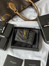 Load image into Gallery viewer, YSK391 CASSANDRE MATELASSÉ Flap Card Cases / HIGHEST QUALITY VERSION / 3.9x2.5x0.8inch

