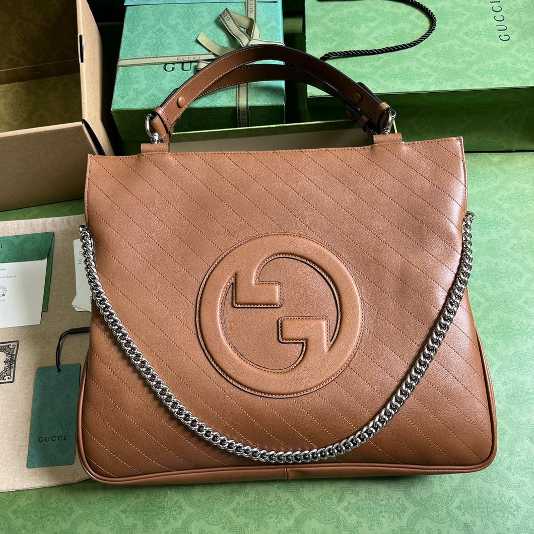 GC537 Gucci Blondie Small Tote Bag / HIGHEST QUALITY VERSION / 11.8