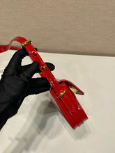 Load image into Gallery viewer, PD270 Patent Leather Shoulder Bag / 4.1x8x1.5inch / HIGHEST QUALITY VERSION
