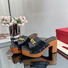 Load image into Gallery viewer, SE1133  VLOGO Sandals 95MM / Size5-10
