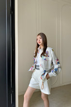 Load image into Gallery viewer, CLTH429 LV Doodle Print Bomber Jacket
