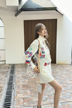 Load image into Gallery viewer, CLTH429 LV Doodle Print Bomber Jacket
