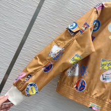 Load image into Gallery viewer, CLTH430 LV Doodle Print Bomber Jacket
